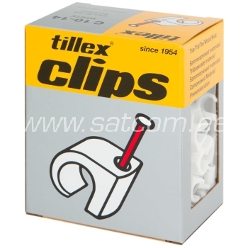 Kaablinael 14-20 mm must 20 tk pakendis Tillex