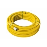 Corrugated, double-walled + connectin piece PipeLife ø50mm 50m r0ll, yellow 450N