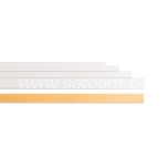 Cable trunking 12x12 mm white, with sticker, 2 m