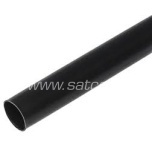 Termokahanev kõri liimiga, must Ø39-13,5mm, 0,5m, 10tk pakis