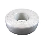 Telephone cable, flat 1x2x0,5 mm white