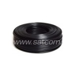 Kaabel telefoni lapik 1x4x0,5 mm must