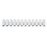 Klemmliist 12 paari 4,0-6,0 mm² valge pakendis
