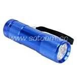 LED torch 9 LED blue (batteries not included)