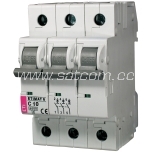 ETI Miniature circuit breaker 3P C 10A 6kA