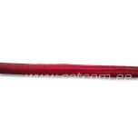Tekstiilkaabel ümar punane 3x0,75mm² 3m kiuline pakendis