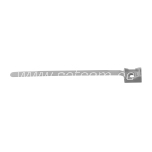 Plastic clamp ø10-35mm with cable tie 165x7mm, SapiSelco 20tk