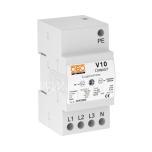 OBO liigpingepiirik "V10 Compact 255V", 3+PE+N, 2,6M