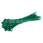 Kaabliside SapiSelco 140 x 3,5 mm, roheline, 100 tk
