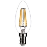LED filament lamp C35 4W E14 - 420lm
