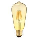 LED filament ST64 6W 600lm