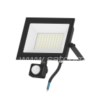 LED prozektor liikumisanduriga must, 50W, 4000K, 4050lm
