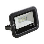 LED prozektor õhuke must 20W, 4000K