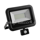 LED prozektor liikumisanduriga must 50W, 4000K