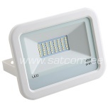 LED prozektor õhuke valge 30W, 4000K