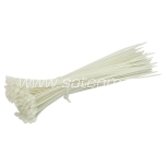 Cable tie SapiSelco 300 x 4,5 mm,white, 100 pcs